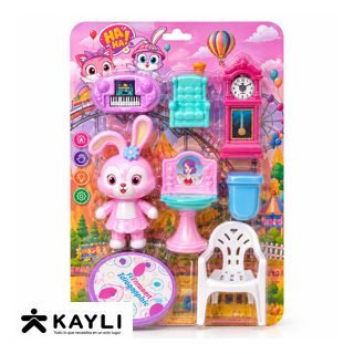 BLISTER DE KUROMI CON ACCESORIOS 143-48