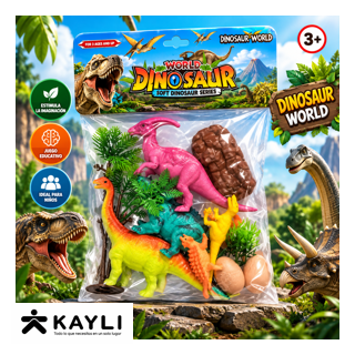 DINO CON HUEVO EN BOLSA 6918