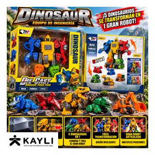 ROBOT CONSTRUCTOR TIPO DINO 0783-358